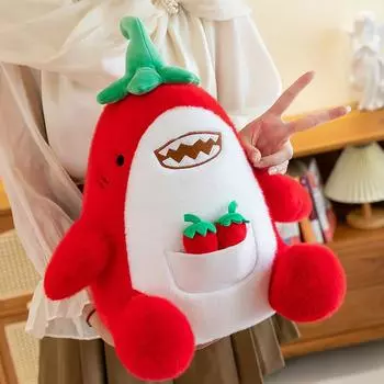 Новая милая акула пряная плюшевая кукла кукла подушка подарок на день рождения забавная игрушка акула кукла 27 cm