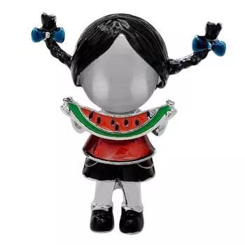 Новая милая брошь для девочки «Ешь арбуз»