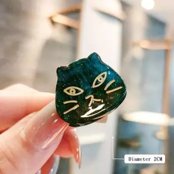 Новая милая кошка маленькая заколка для волос для женщин заколка-краб из ацетата целлюлозы заколки-крабики для укладки волос модные аксессуары для волос