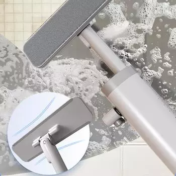 Новая мини-швабра для дома, многофункциональный вращающийся инструмент для уборки кухни и ванной комнаты, портативные ручные швабры для настольных устройств серый