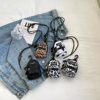 Новая мини-сумка с подвеской, гарнитура для ключей, сумка для хранения карт, мужской дорожный рюкзак, маленькая нагрудная сумка, дорожная сумочка, кошелек для женщин