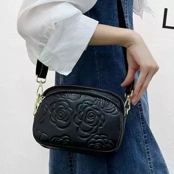 Новая мини-сумка серебристого цвета, модная и универсальная сумка через плечо, кошелек для монет