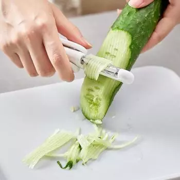 Новая многофункциональная овощечистка для картофеля, фруктов, терка для чистки кухни, бытовая терка для дыни, нож-скребок белый