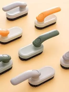 Новая многофункциональная щетка для чистки, удобные щетки для бытовой чистки, многоразовая щетка для мягкой стирки одежды и обуви 1pc оранжевый