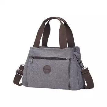 Новая многофункциональная сумка через плечо для женщин, сумки-мессенджеры, женские холщовые сумки, модные сумки-хобо большой емкости хаки