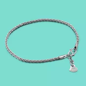 Новая мода 100% стерлингового серебра 925 пробы браслет для женщин и мужчин однотонное серебро простая цепочка в виде змеи на руку цепная подвеска ювелирные изделия подарок