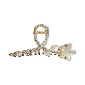 Новая мода большой размер цветок шпилька захват зажим для волос заколка для волос сзади головы боковые заколки