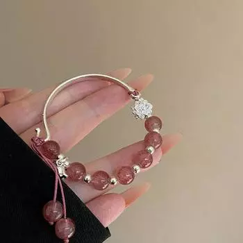 Новая мода браслет-колокольчик плетеный браслет из бисера с цветами женский браслет-джокер