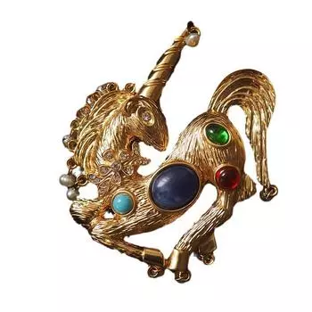 Новая мода брошь на грудь цветок ретро личность преувеличенный аксессуар