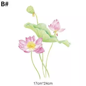 Новая мода цветок утюг на нашивки для DIY теплопередача одежда футболка термопереносные наклейки декоративная печать B#