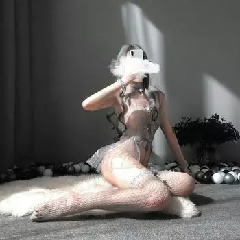 Новая мода для девочек и женщин пижамы бант ночная рубашка платье комплект нижнего белья облегающее платье бэбидолл ками