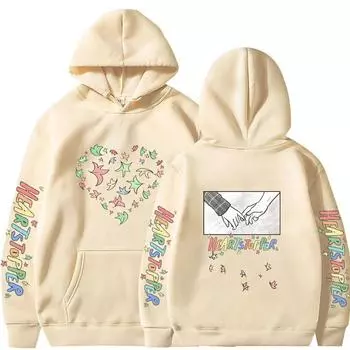 Новая мода Heartstopper Harajuku Hoodie для мужчин и женщин, повседневная уличная свободная толстовка с капюшоном S