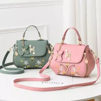 Новая мода изящная вышивка женская сумка через плечо сумка-мессенджер рабочая сумка