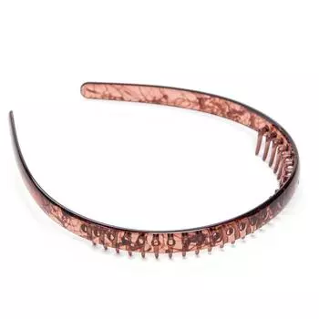 Новая Мода Эластичные Водонепроницаемые Повязки на Голову Зубчатый Обруч для Волос для Взрослых Большой для Умывания Широкий Небьющийся Пластиковый Ободок