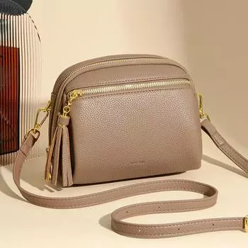 Новая мода люксовый бренд маленькие сумки через плечо дамская сумка для отдыха и путешествий однотонная сумка через плечо из искусственной кожи для женщин