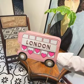 Новая мода милая смешная личность вышивка любовное письмо мультфильм сумка сумка-мессенджер женская No pendant чёрный