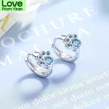 Новая мода милый кошачий пирсинг серьги-гвоздики для женщин девочек ювелирные изделия для вечеринок Pendientes аксессуары Eh263