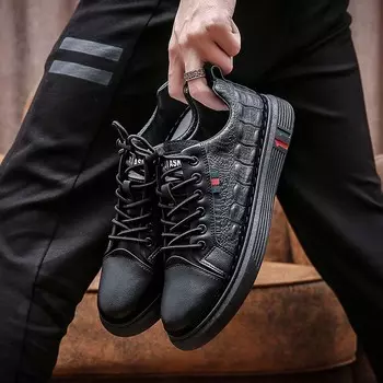 Новая мода, мягкая кожа, мягкая подошва, повседневная кожаная обувь, спортивная обувь, модные кроссовки 39 бежевый