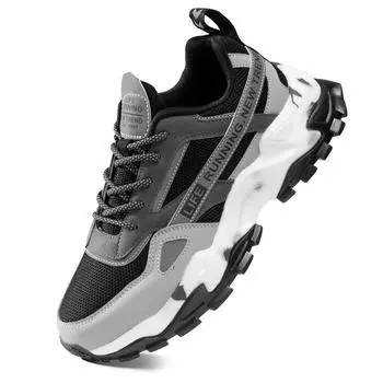 Новая мода папы обувь мужчины повседневные удобные кроссовки мужские на шнуровке балетки теннисные кроссовки обувь для ходьбы на открытом воздухе обувь для мужчин 39 белый