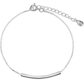 Новая мода простые изысканные крестообразные женские ювелирные изделия из стерлингового серебра 925 пробы украшения дикие аксессуары браслеты SL007