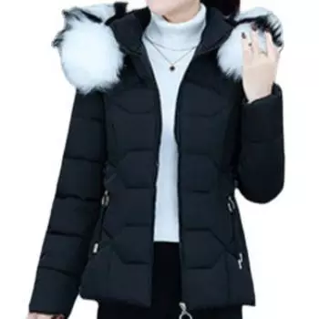 Новая мода, теплый женский пуховик с меховым воротником и капюшоном, зимний пуховик, женский пуховик, женский паркер M красный