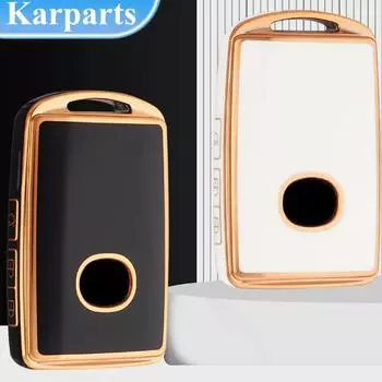 Новая мода ТПУ чехол для автомобильных ключей чехол с дистанционным ключом чехол-брелок для Mazda 3 CX30 CX-3 Skyactiv 2021-2022 CX-30 202 чёрный