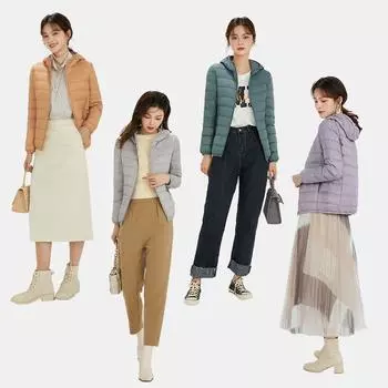 Новая мода ультра легкий пуховик из мягкой матовой ткани зимняя куртка с перьями теплое пальто парка с капюшоном женская портативная S-4XL S