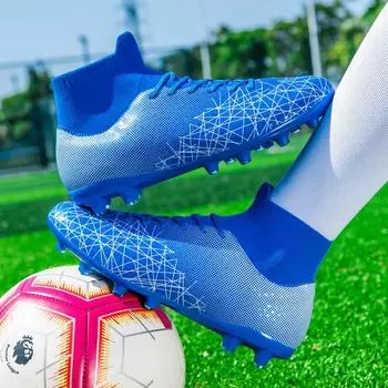 Новая мода унисекс футбольные бутсы футбольные бутсы молодежные тренировочные кроссовки уличная спортивная обувь Роналду 30