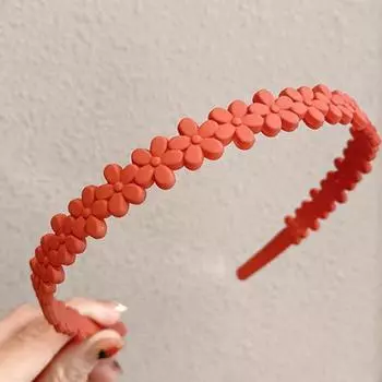 Новая Мода Все-матч Акриловая Милая Цветочная Повязка на Голову Резинки для Волос для Женщин Девушка Зажим Аксессуар для Волос Головной Убор