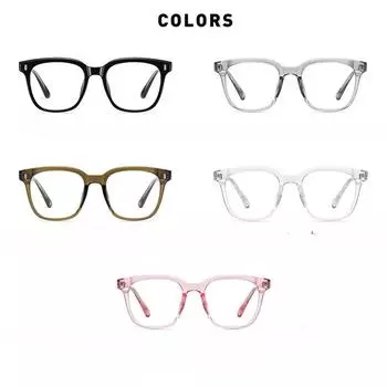 Новая мода в стиле ретро, антисинее плоское зеркало, TR Pin, простая черная оправа, трендовые прозрачные очки в оправе