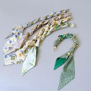 Новая мода весна-осень женская сумка аксессуары Запчасти цепочки съемный сменный зеленый цветочный милый ремешок женская цепочка «сделай сам» 30CM