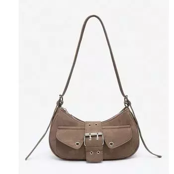 Новая мода женская ручная сумка сумки через плечо американский стиль ретро масло воск взрывная кожа тренд досуг универсальные подмышечные сумки