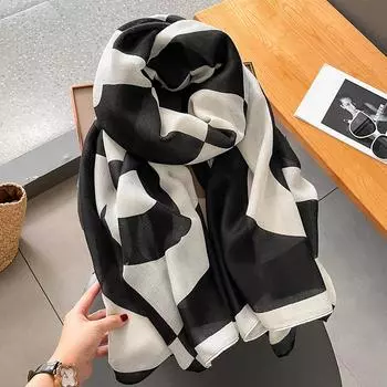 Новая мода женский солнцезащитный теплый ветрозащитный холодный длинный платок на все времена года шарф для женщин 90*180cm