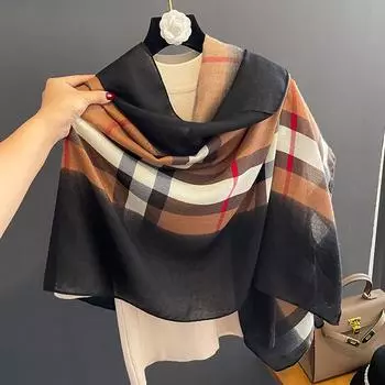 Новая мода женский солнцезащитный теплый ветрозащитный холодный длинный платок на все времена года шарф для женщин 90*180cm