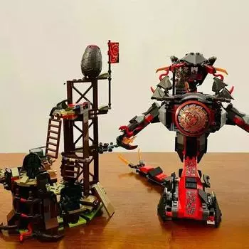 Новая модель Dawn of Lron Doom Snake, строительные блоки, игрушки, в том числе персонажи, куклы, рождественский подарок на день рождения