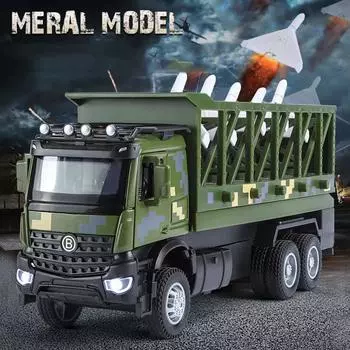 Новая модель игрушечного автомобиля-дрона 1/36 из литого сплава с функцией усиления заднего колеса со звуком и светом, подарок для мальчиков на День защиты детей, коллекционная модель зелёный