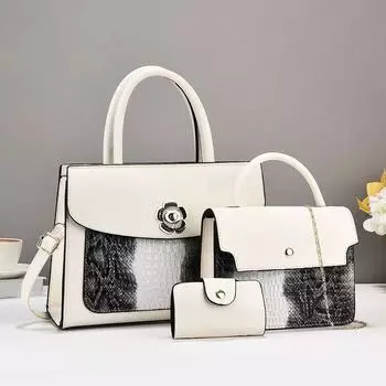 Новая модель, модная женская сумка с рисунком из камня, высококачественная сумка через плечо большой емкости Sense, сумка через плечо .