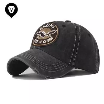 Новая модная бейсболка с вышитыми гусями для отдыха на открытом воздухе, мужская и женская клетчатая кепка, модная шляпа M56-58cm