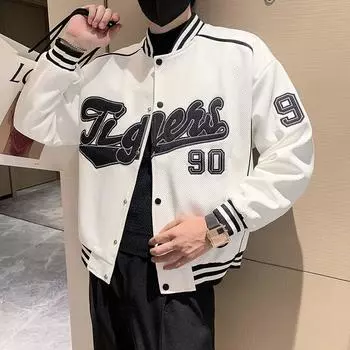 Новая модная брендовая бейсбольная куртка мужская куртка весна и осень мужская одежда M