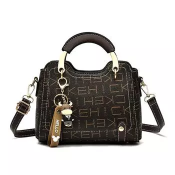 Новая модная брендовая сумка через плечо с принтом, дизайнерская маленькая квадратная сумка, сумка-мессенджер с простой текстурой, дизайнерская женская сумка