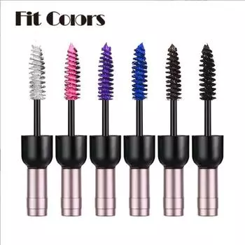 Новая модная бутылка вина цветной туши для ресниц - тонкая завивка водостойкая тушь для ресниц на Рождество 6 цветов тушь для Хэллоуина красочные пигменты чёрный