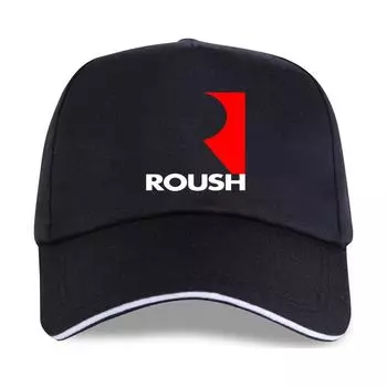 Новая модная черная бейсболка унисекс с логотипом Roush Racing, размеры от S до 3XL