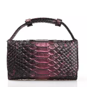 Новая модная дизайнерская сумочка из тисненой змеиной кожи, портативная сумка, маленькая сумка-клатч, женская сумка-кошелек (20cm<Max Length<30cm) бежевый