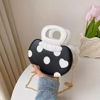 Новая модная фактура иностранного стиля сумка-мессенджер милая универсальная сумка-цепочка сумка через плечо Mori girls trend сумочка чёрный