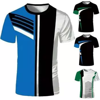 Новая модная футболка, летняя мужская повседневная футболка с 3D принтом, женские тонкие футболки, модные футболки для спортзала S