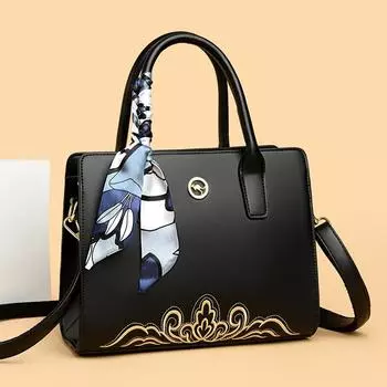 Новая модная и атмосферная многослойная сумка через плечо для женщин, большая вместительная сумка через плечо для женщин