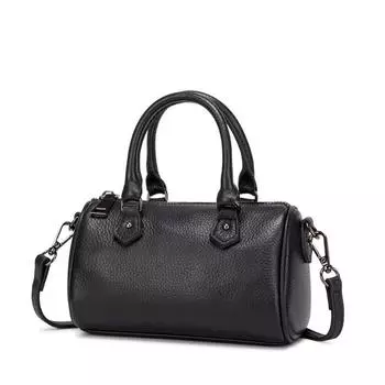 Новая модная кожаная сумка для багажа Boston Pillow Bag из натуральной кожи, сшитая женская сумка через плечо