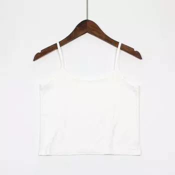 Новая модная майка, однотонные укороченные топы с лямкой на шее, женские летние майки с открытой спиной, сексуальные камзолы, повседневные женские укороченные жилеты без рукавов S бежевый