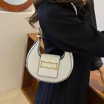 Новая модная маленькая квадратная сумка, классическая однотонная сумка через плечо с высококачественной текстурой для женщин, нишевая сумка через плечо зелёный