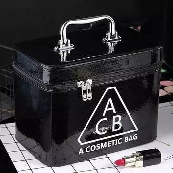Новая модная многофункциональная портативная косметичка большой емкости для женщин large чёрный